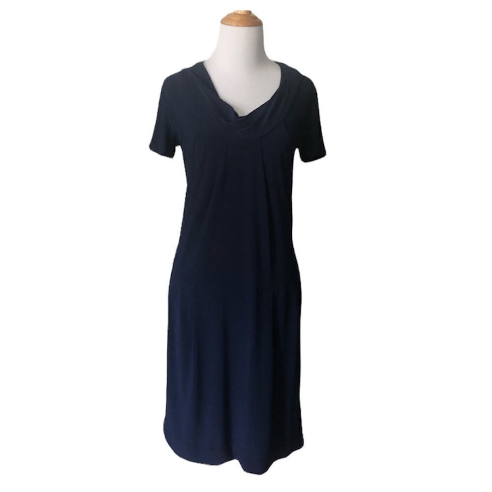 Banana Republic short sleeve dress w/ cowl neck